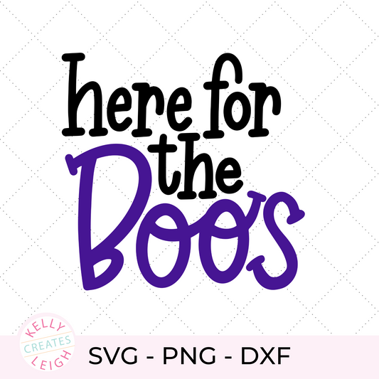 Here for the Boos SVG