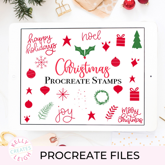 Christmas Procreate Stamps