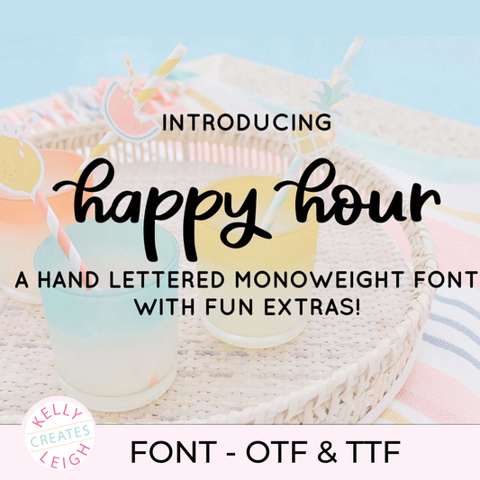 Happy Hour Font