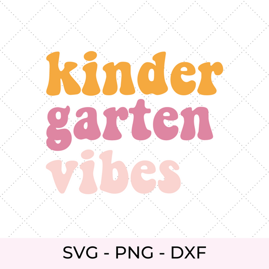 Retro Kindergarten Vibes SVG