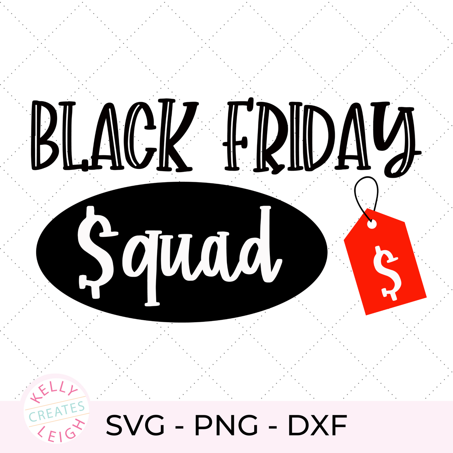 Black Friday Squad SVG